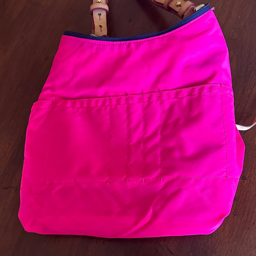 Vintage: Dooney & Bourke - Doodle bag with bright pink lining - Picture 3 of 11